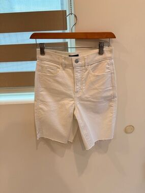 Express Women's White Denim Jean Shorts